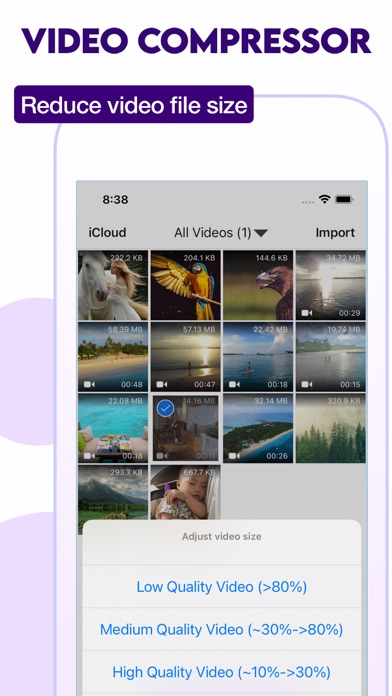 Video Compressor & Reduce size screenshot 6