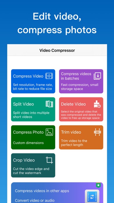 Video compressor - save space screenshot 1