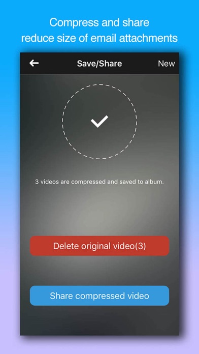 Video Compressor-Shrink videos screenshot 1
