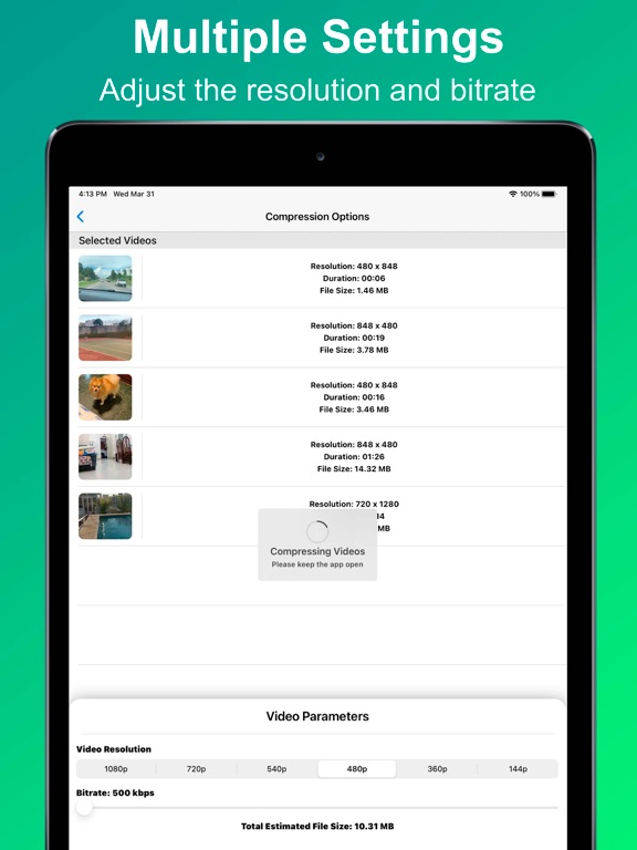 Video Compressor - Shrink Vids screenshot 2