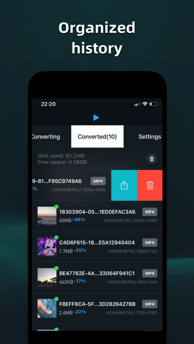 Video Converter Pro: Mov,  MP3 screenshot 3