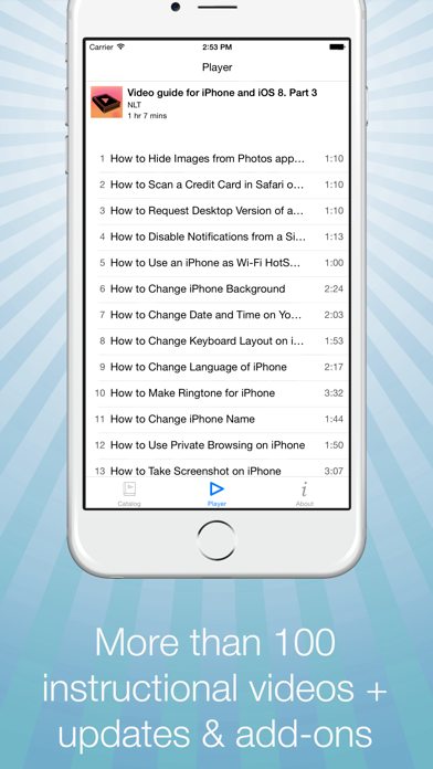 Video Guide for iPhone and iOS 8 screenshot 4