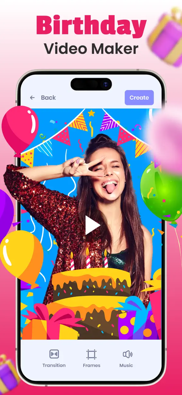 Video Maker Birthday Slideshow screenshot 5