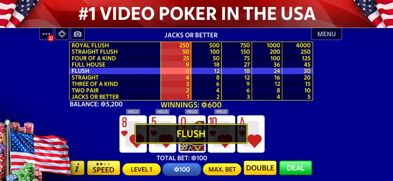 Video Poker by Pokerist screenshot 3