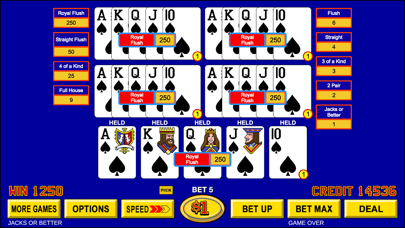Video Poker ™ - Classic Games screenshot 2
