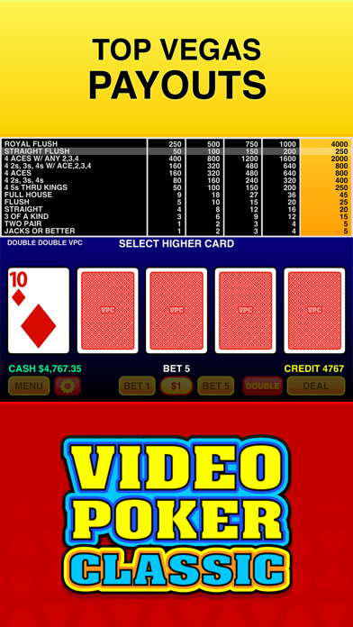 Video Poker Classic ® screenshot 1