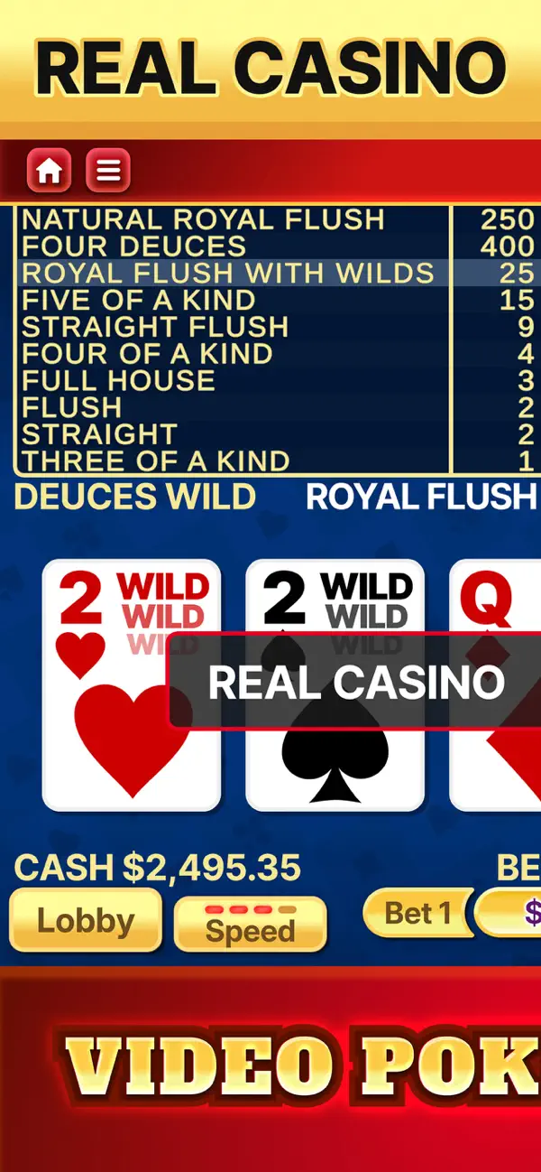Video Poker Deluxe screenshot 5