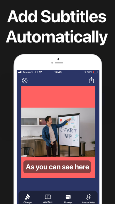 Video Resizer Subtitles Maker screenshot 4