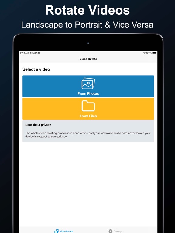 Video Rotate - Fix rotation screenshot 3