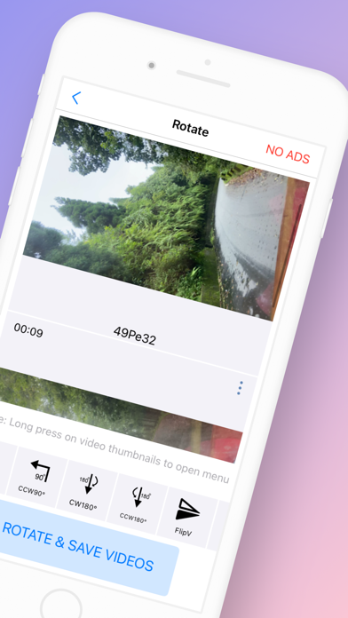 Video rotate + flip video easy screenshot 3