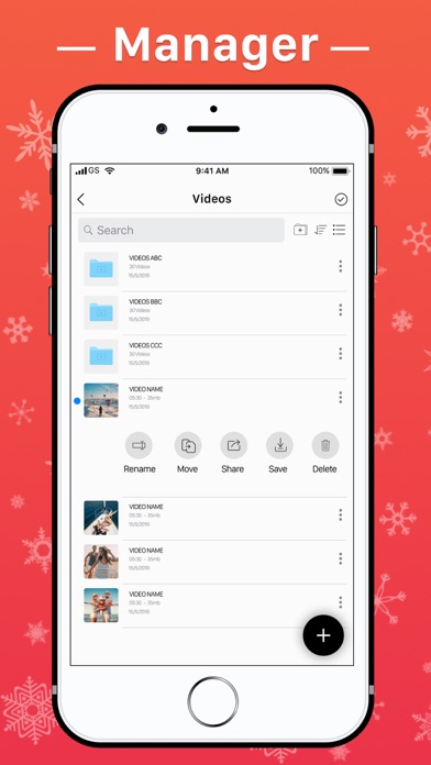 Video Saver - Manager & Player screenshot 4