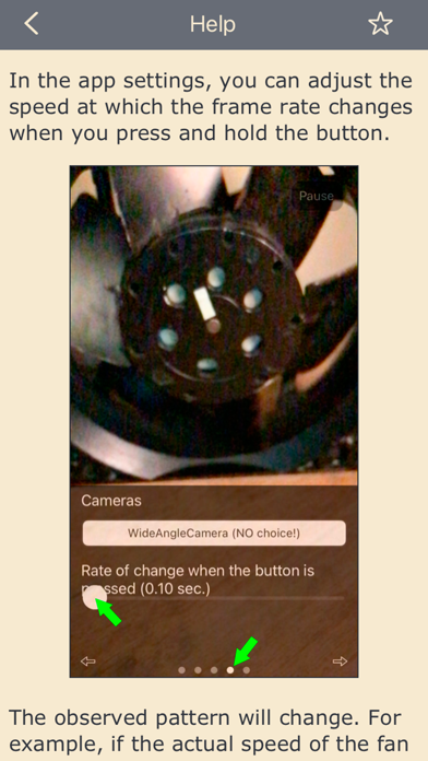 Video tachometer screenshot 1