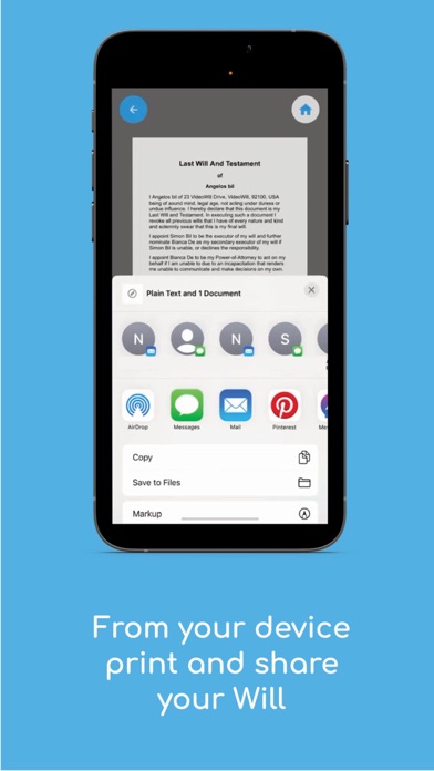 VideoWill - Make a Will screenshot 4