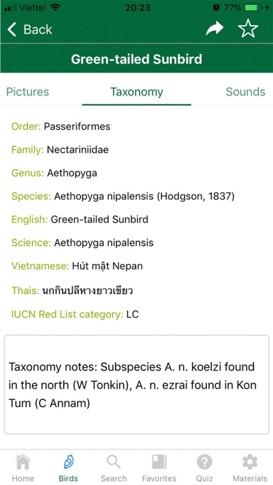 Vietnam Bird Guide screenshot 3