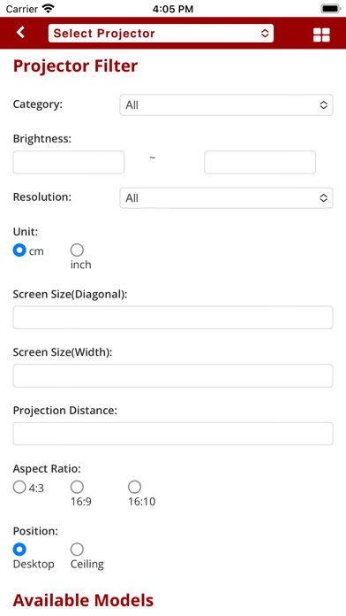 ViewSonic Projector screenshot 1