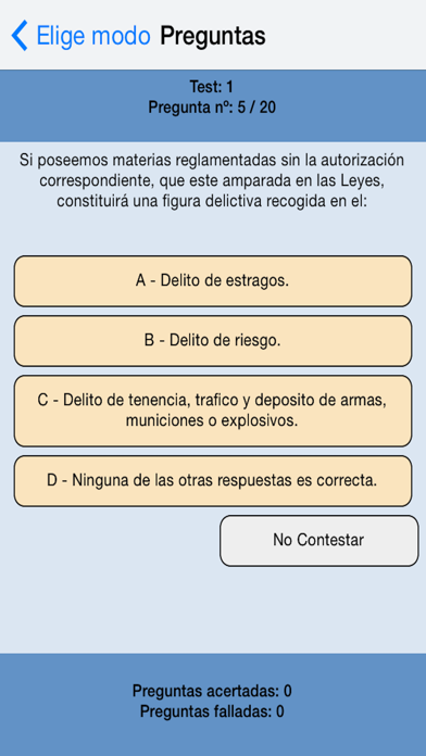 Vigilante de Seguridad Test screenshot 4