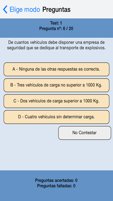 Vigilante de Seguridad Test screenshot 2