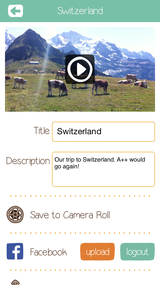 Vignette - Combine video clips to make fun movies synched to music screenshot 1