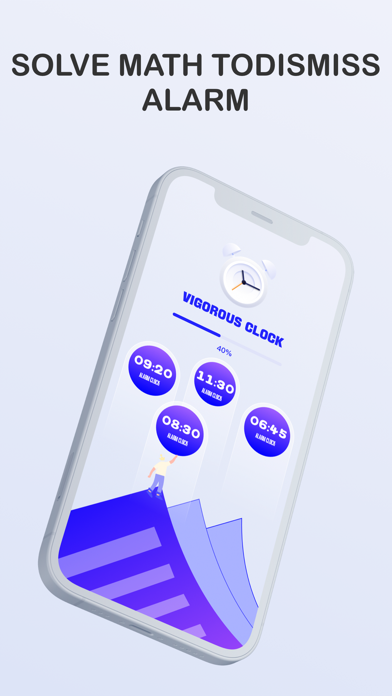 Vigorous Clock - Alarm Wake Up screenshot 1
