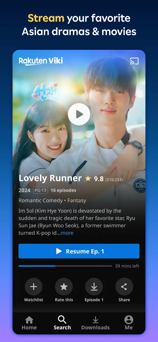 Viki: Asian Dramas, Movies, TV screenshot 6