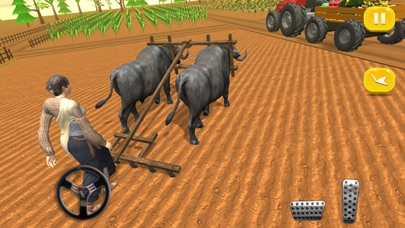 Village Farmers Plowing Harves screenshot 2