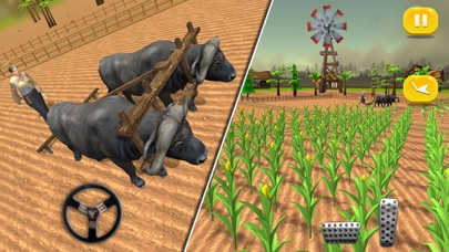 Village Farmers Plowing Harves screenshot 5