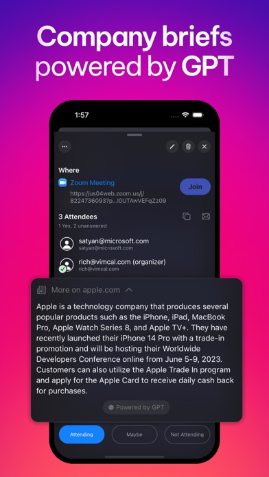 Vimcal: Calendar and Schedule screenshot 2