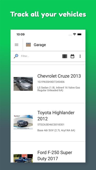 VIN Check Report for Used Cars screenshot 1