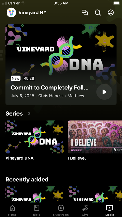 VineyardNY Church screenshot 1