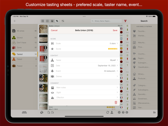 VinoCell - wine cellar manager screenshot 3