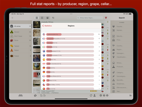 VinoCell - wine cellar manager screenshot 1
