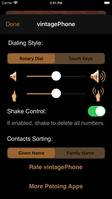 vintagePhone screenshot 1
