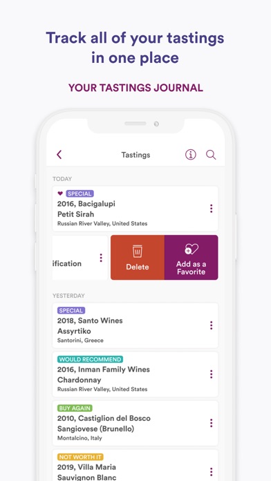 Vintg: Wine Tasting Tracker screenshot 4