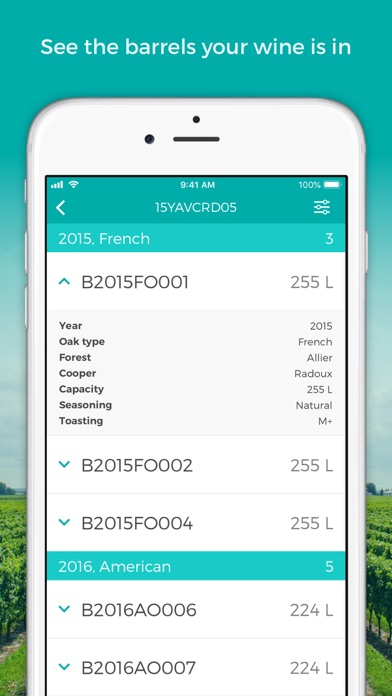 vintrace screenshot 1