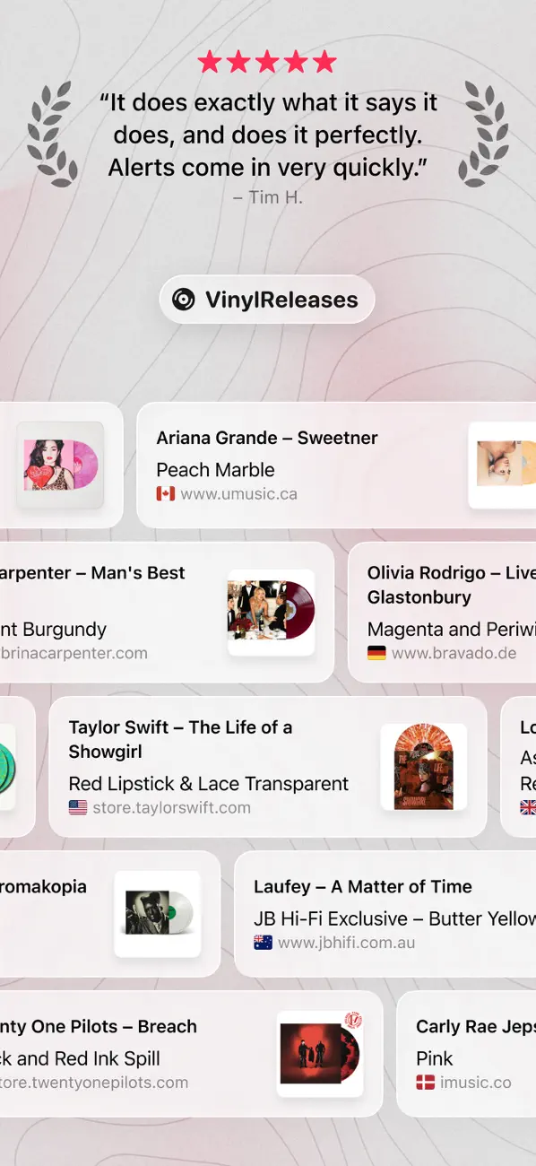 VinylReleases: New Drop Alerts screenshot 5
