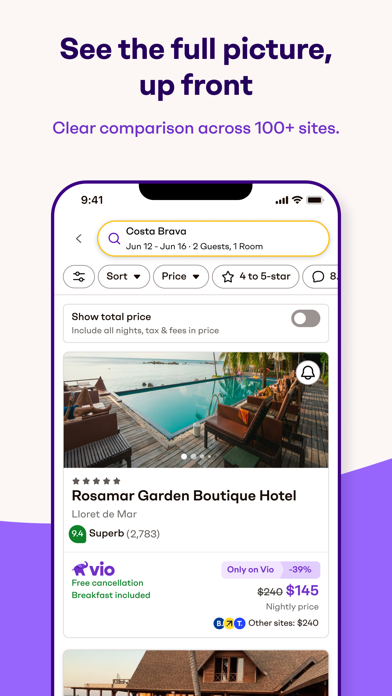 Vio: Hotels & travel deals screenshot 5