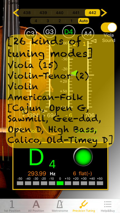 Viola Tuner - Pitch screenshot 1