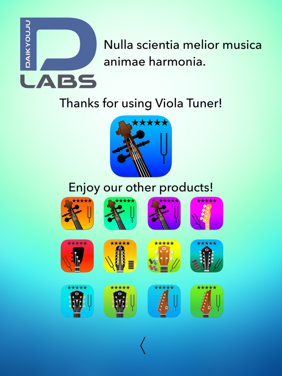 Viola Tuner Professional screenshot 1