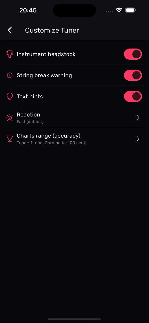 Viola Tuner – XTuner PRO screenshot 2