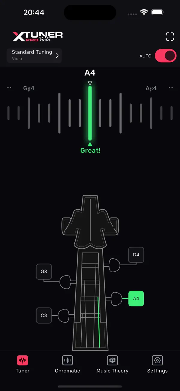 Viola Tuner – XTuner PRO screenshot 6