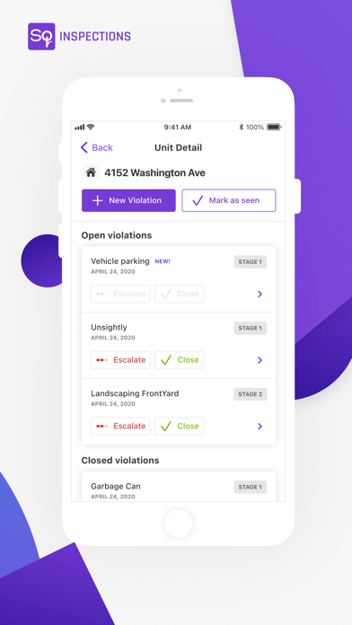 Violations by TownSq screenshot 1