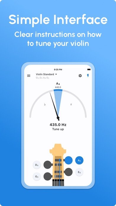 Violin Tuner - LikeTones screenshot 3