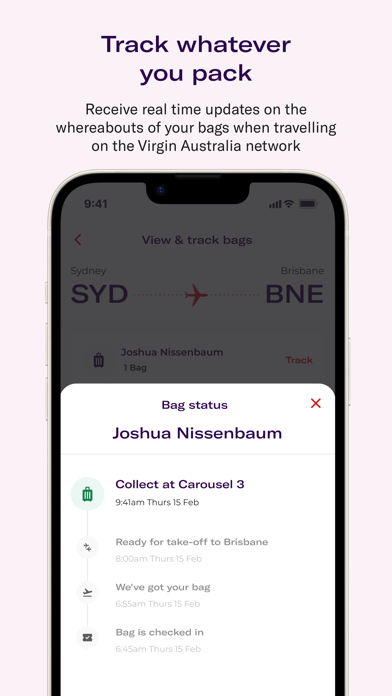 Virgin Australia screenshot 2