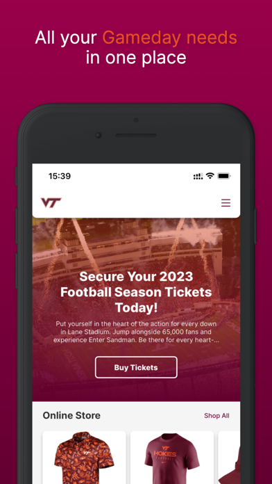 Virginia Tech HokieSports screenshot 3