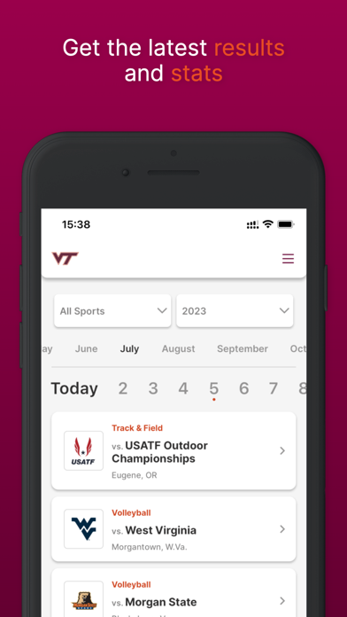 Virginia Tech HokieSports screenshot 4