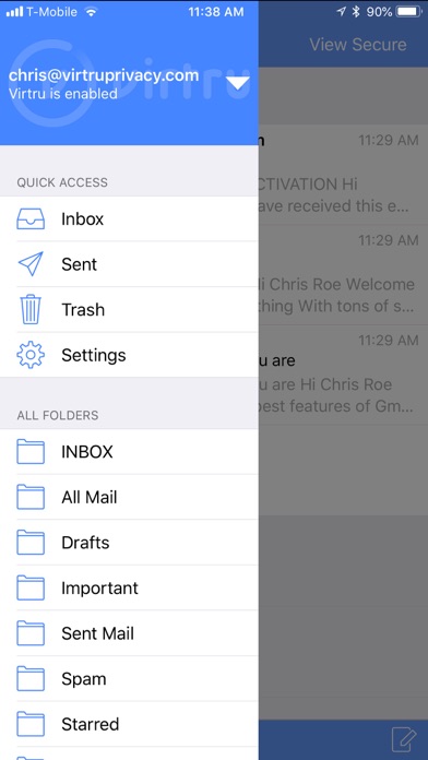 Virtru Email Protection screenshot 2