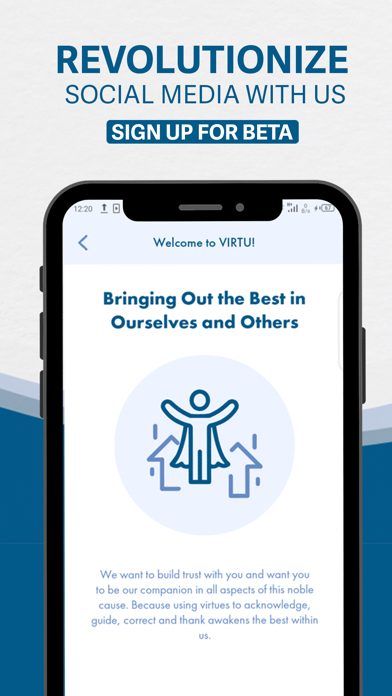 VIRTU: Virtuous Social Network screenshot 1