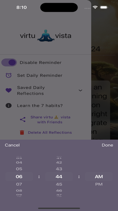 Virtu Vista, Daily Reflections screenshot 2