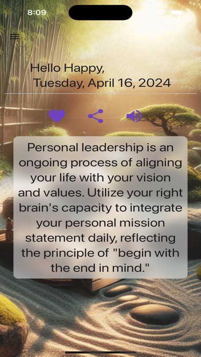 Virtu Vista, Daily Reflections screenshot 4