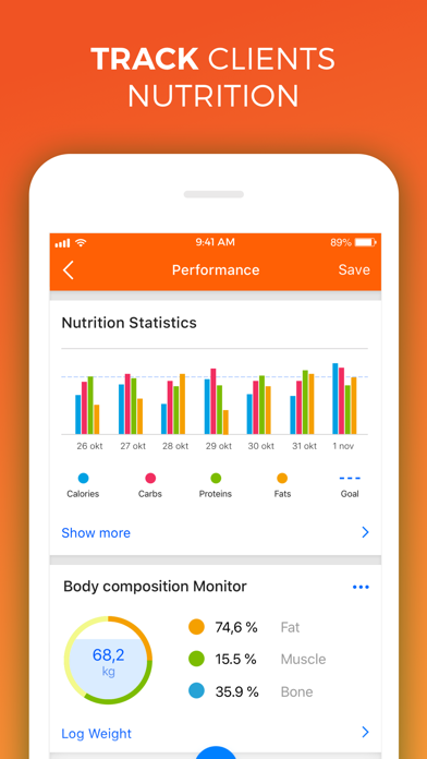 Virtuagym Coach screenshot 1